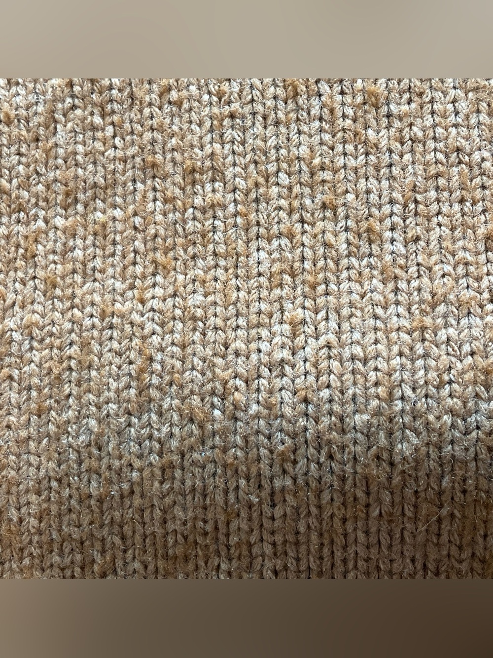 Madewell Sadler Turtleneck Sweater-Heather Camel Brown-Women’s Size Small - Picture 9 of 12